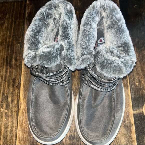 Bobs by‎ Skechers Skipper - Hang Glider Sneaker Grey Size 6 women - Picture 3 of 10